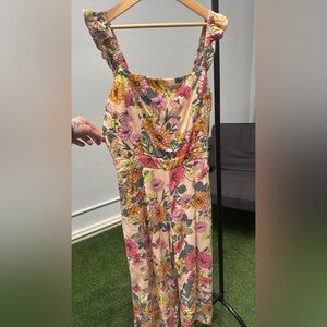 Baltic Born Gemma Floral Wide Crop Leg Women’s Jumpsuit